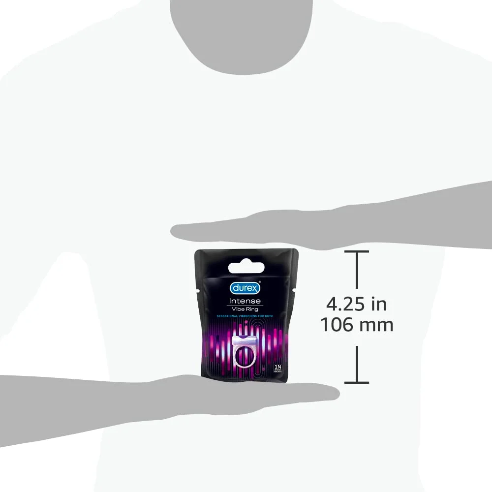 Durex Intense Vibe Ring - Intense Vibrations & Extended Playtime - Image 6
