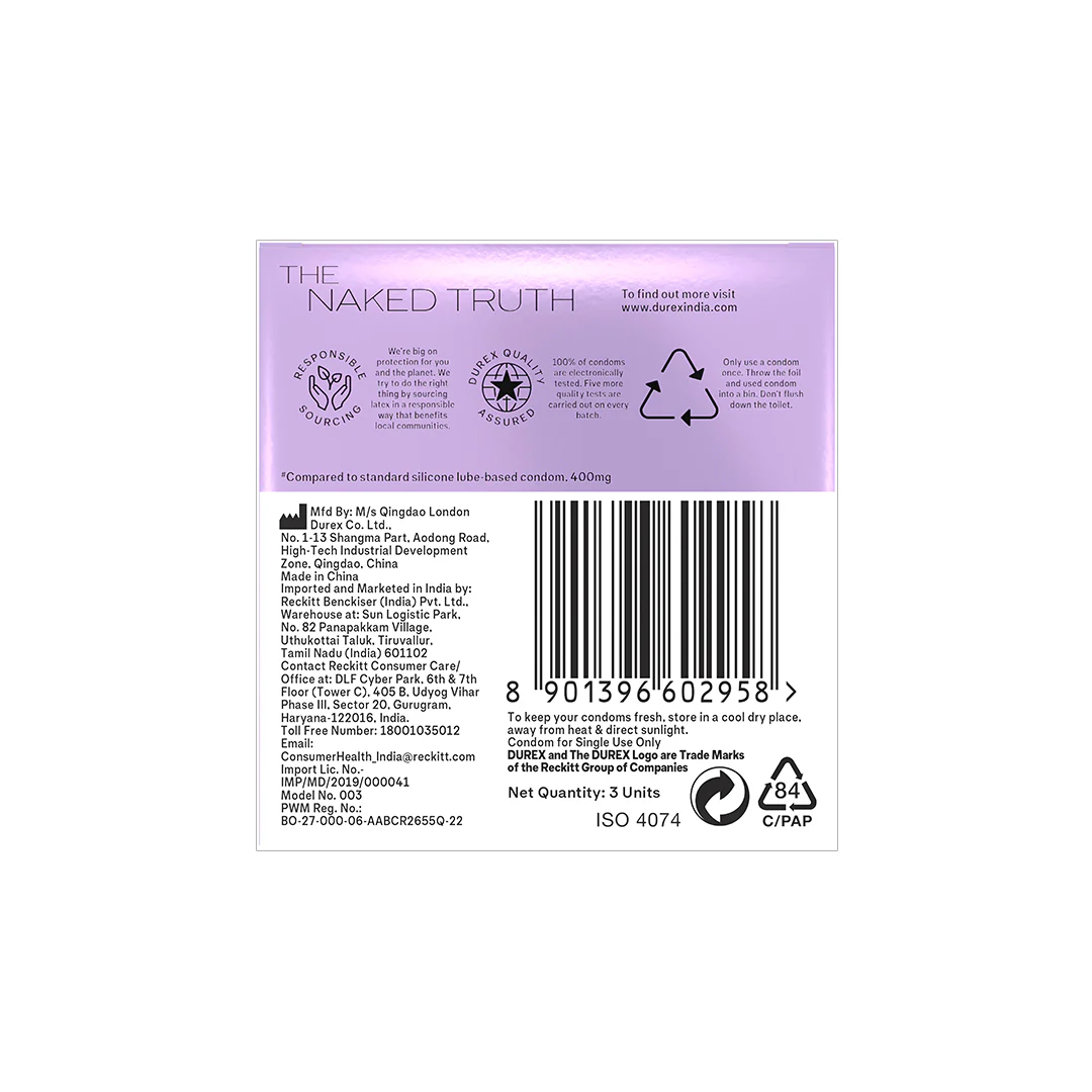 Durex Naturals Smooth Glide - 3 Condoms - Image 6